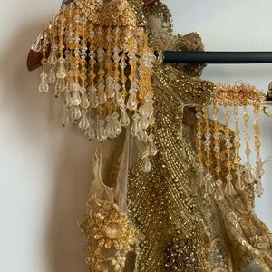 Gold Embellished Dress
